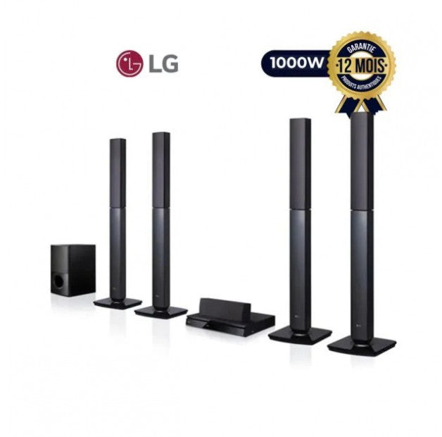 Home Cinéma - LG - LHD655BT - 1000W-5.1CH - DVD Home Cinéma - LG - LHD655BT - 1000W-5.1CH - DVD